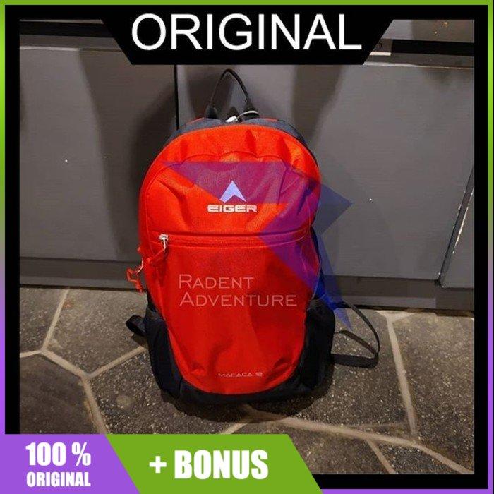 BEST SELLER Tas Eiger Macaca 12L Backpack Bag Merah Red 91000 5050 Ori ...