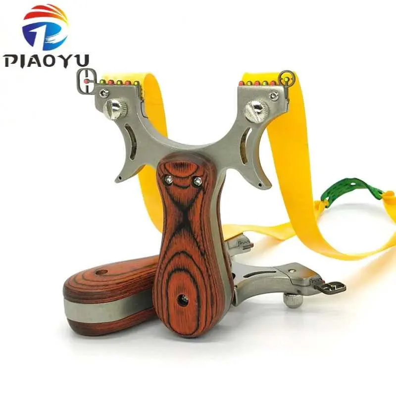 Ketapel Metal Slingshot Hunting Catapult - P1125 [Coklat] 0