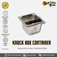 Gambar Knock Box Wadah Ampas Kopi Espresso Barista | Container Stainless Steel Peralatan Pembuangan Coffee Grounds untuk Mesin Kopi Manual & Otomatis | baristadailyID dari baristadaily.id Kota Administrasi Jakarta Barat 1 Tokopedia
