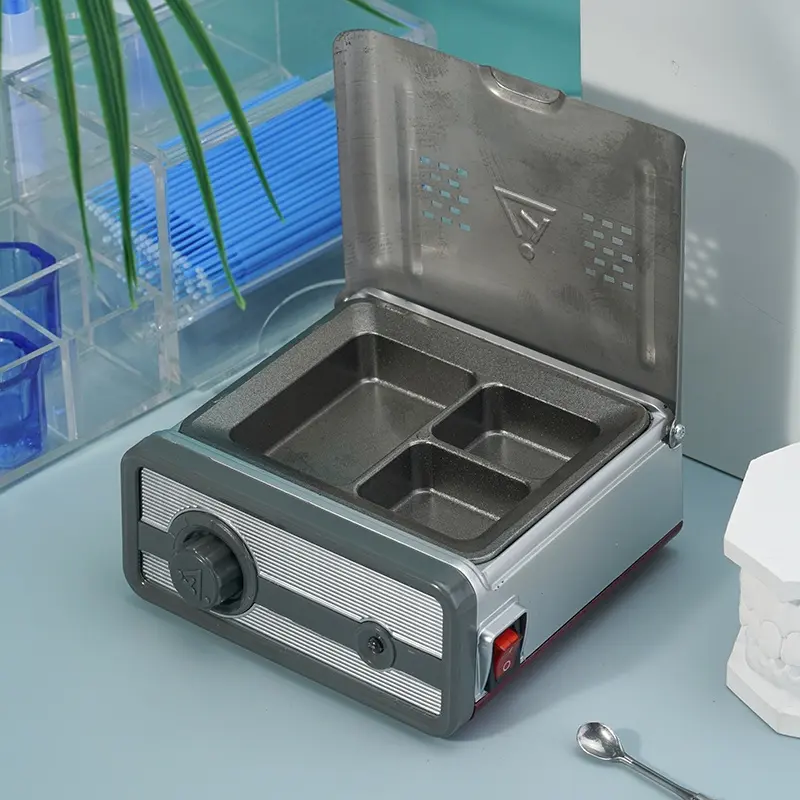 Alat Pemanas Lilin Gigi 3-well Kualitas Tinggi Dental Lab Equipment