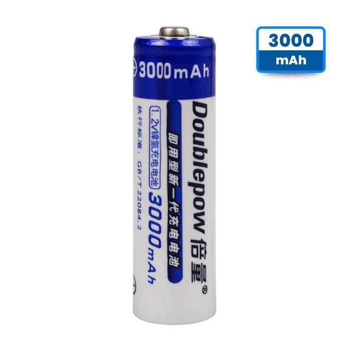 Gambar Doublepow Baterai AA Rechargeable NiMH 1.2V 3000mAh 1 PCS dari Doublepow Official Store Kota Administrasi Jakarta Barat Tokopedia