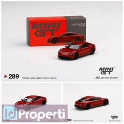 Mini GT 1:64 Porsche Taycan Turbo S Carmine Red #289