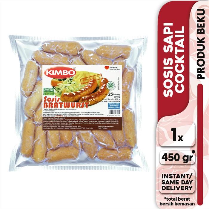 Gambar KIMBO Bratwurst Cocktail Original25 dari KIMBO Indonesia Kota Administrasi Jakarta Pusat Tokopedia