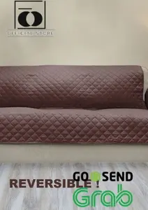 PENUTUP DOUBLE JUMBO SIZE Sofa Cover Protector Waterproof Anti Air TF