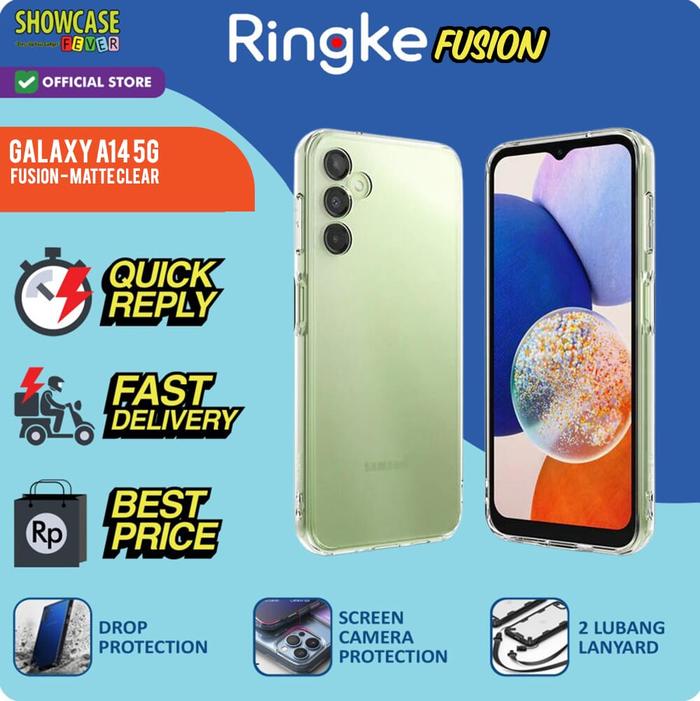 Gambar Ringke Compatible For Samsung Galaxy A14 5G Fusion Matte Clear Casing Tipis Tahan Banting dari ShowcaseFever Kota Administrasi Jakarta Utara Tokopedia