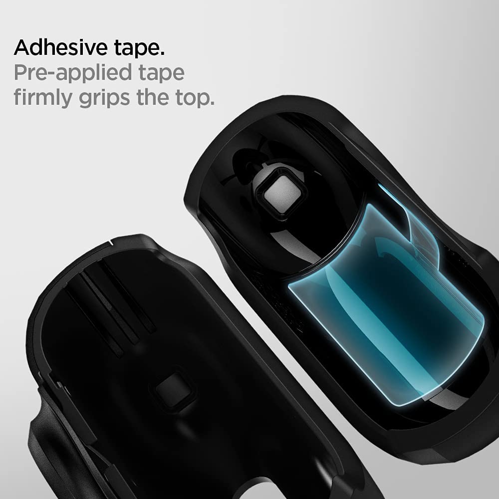 Spigen AirPods Pro Case with AirTag Holder Tag Armor Duo - Black ACS03167