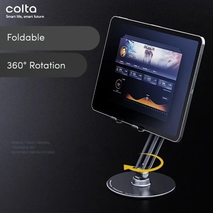 Colta P5 360 Revolve Phone/Tablet Stand Holder Aluminium Tab Dudukan 1