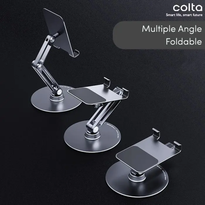 Colta P5 360 Revolve Phone/Tablet Stand Holder Aluminium Tab Dudukan 2