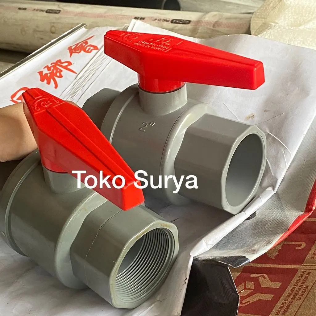 Stop Kran 2" PVC STOP KRAN PVC 2" 2 inch Ball Valve 2" 2 inch