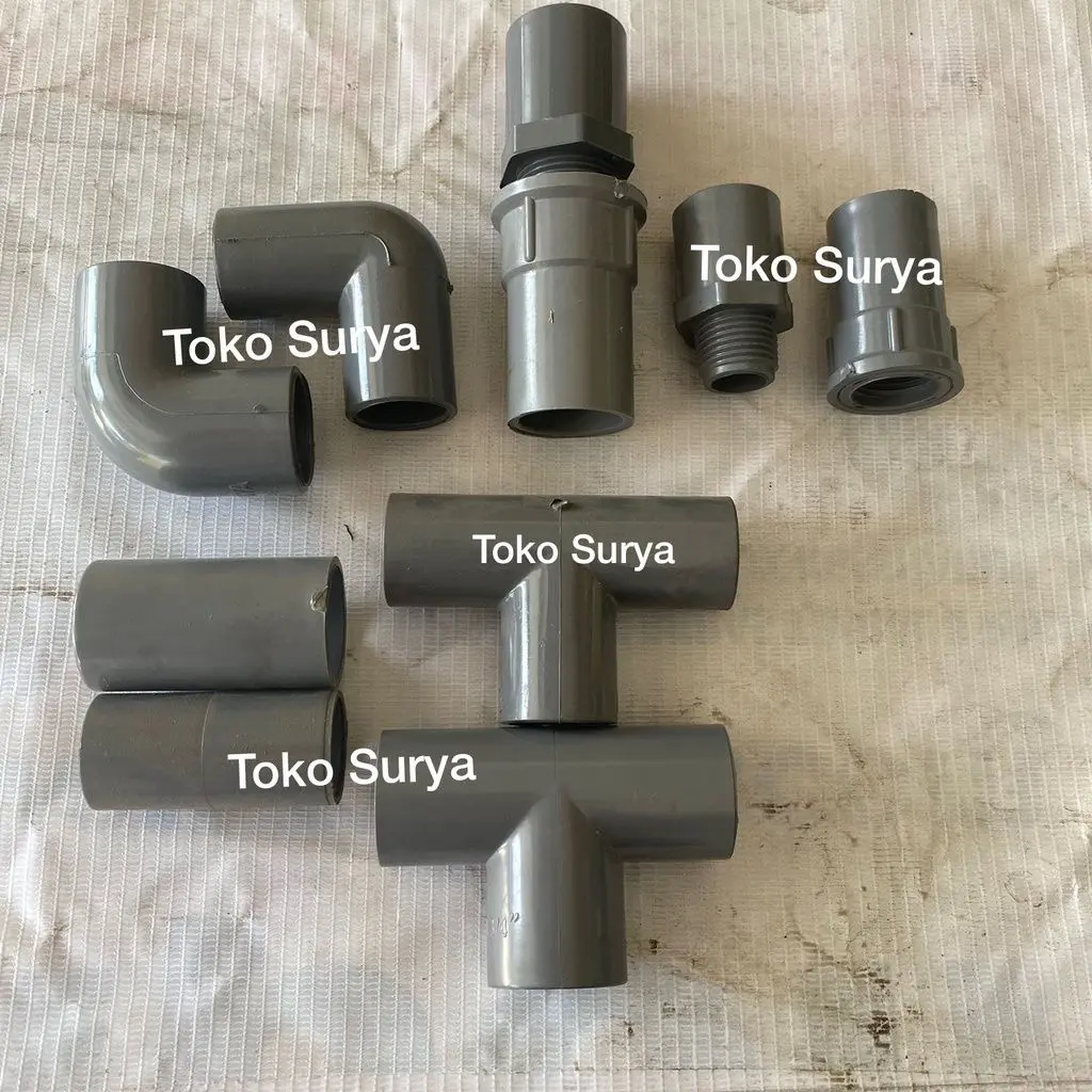 SAMBUNGAN PIPA 1/2" 3/4" - KENI 1/2" TEE 1/2" SOK 1/2" KENI 3/4" TEE