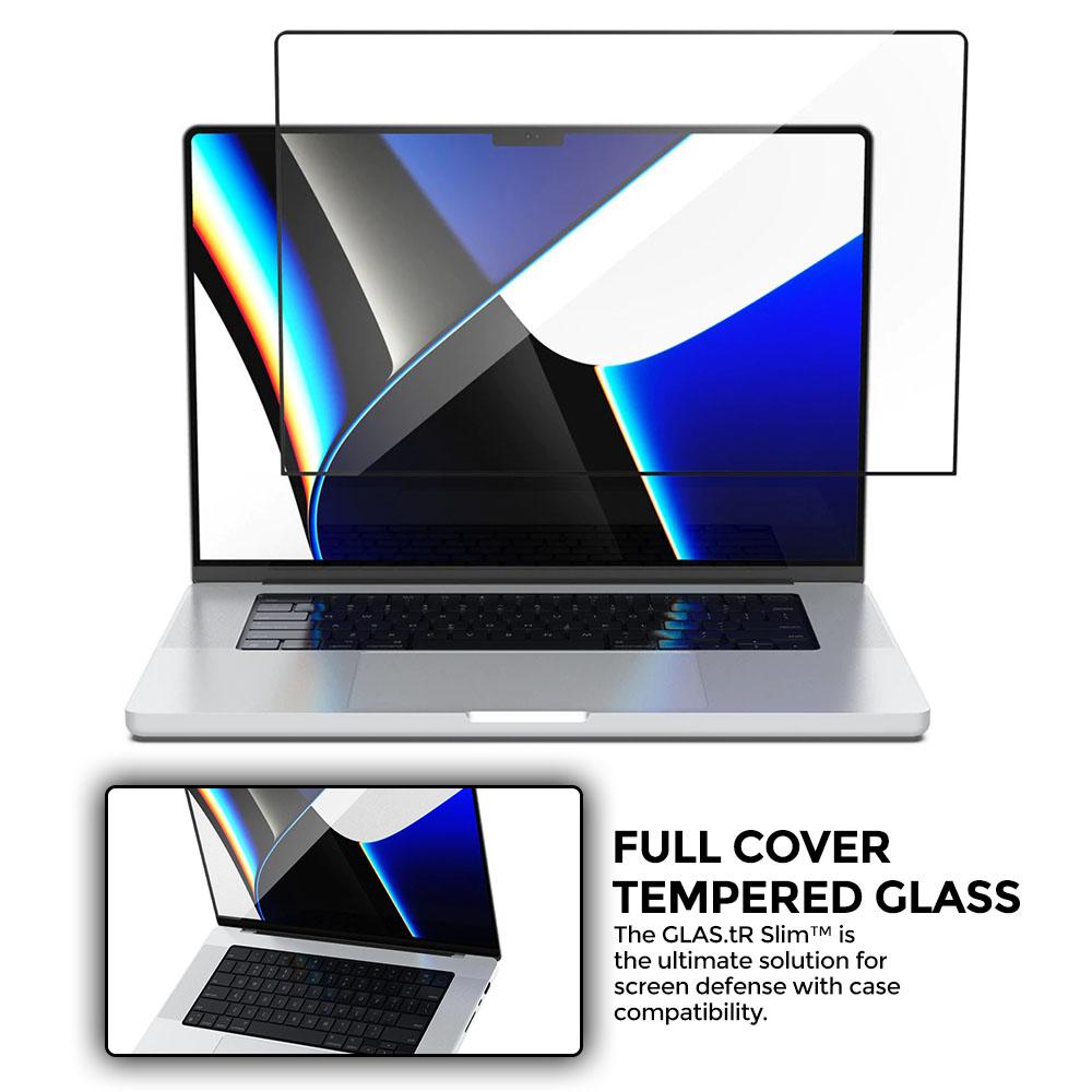 Tempered Glass Macbook Pro M1 14 /16 2021 Spigen Glas tR Slim FC Clear