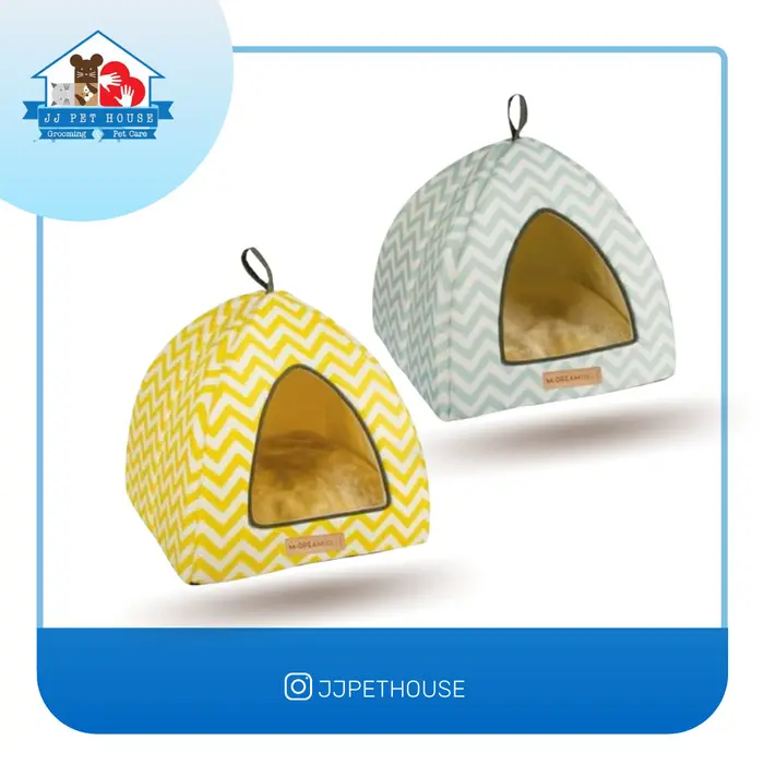 TEMPAT TIDUR ANJING KUCING BED TASMANIA TIPI BLUE 40X40X35 CM 20300099