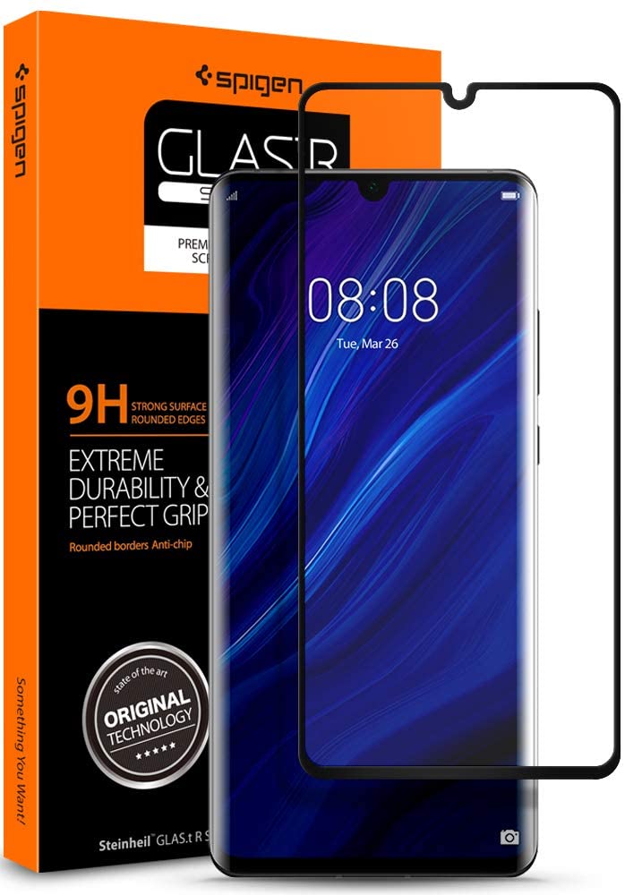 Tempered Glass P30 Pro / P30 Lite / P30 Spigen Glas tR Full Cover HD