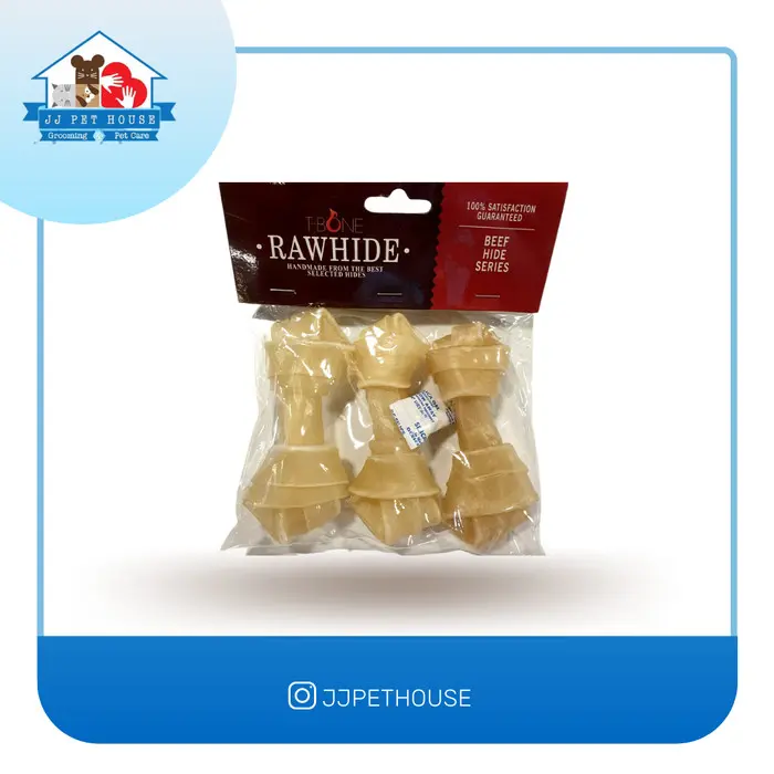 SNACK ANJING BONE NATURAL KNOT 3PCS (MDT3131)