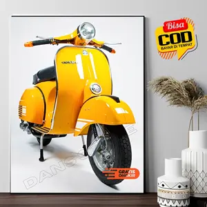 Poster Vespa Jadul Antik Hiasan Dinding Aesthetic V1720