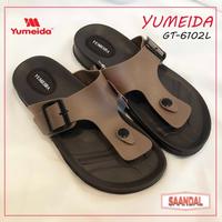 Gambar Sandal Jepit Pria Yumeida GT 6102 (Bisa Eceran) Coklat dari Saandal Indonesia Kota Administrasi Jakarta Barat 3 Tokopedia