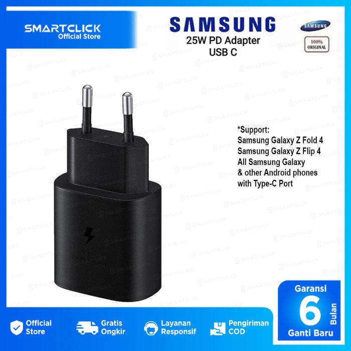 Gambar Charger Adapter Samsung Z Fold 4 25W PD Type C Fast Charge Original dari SmartClick.id Kota Tangerang Tokopedia