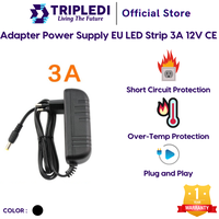 Gambar TRIPLEDI Adaptor 12V 3A Power Supply AC 220V ke DC Adapter LED Strip - 3A dari TRIPLEDI Kab. Tangerang 1 Tokopedia