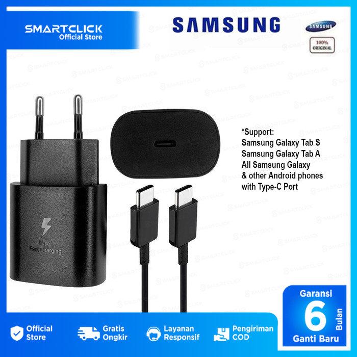 Gambar Charger Samsung Galaxy Tab Type C to C Fast Charge 25W Original dari SmartClick.id Kota Tangerang Tokopedia