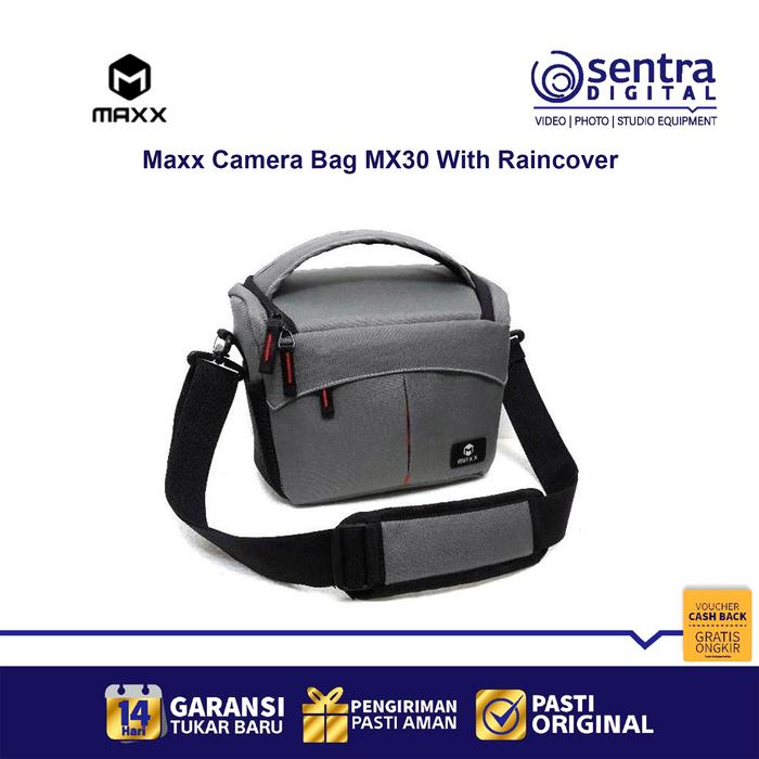 Gambar Maxx Camera Bag MX30 With Raincover ( Tas Selempang ) dari Sentra Digital Kota Surabaya Tokopedia
