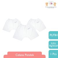 Gambar LIBBY Celana Pendek Anak Kecil Polos Putih 1 PCS - Baby dari Libby Baby Indonesia Kota Administrasi Jakarta Barat 1 Tokopedia