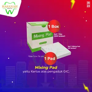 Dental Mixing pad ( Paper Pad ) - Kertas Alas Pengaduk GIC