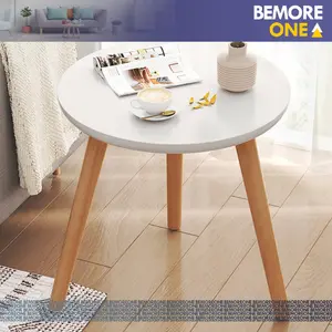 Meja minimalis Putih hias scandinavian meja bundar ruang tamu Murah