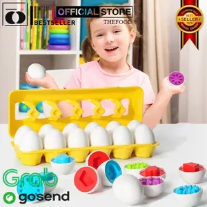 MATCHING EGG EDUCATION-COLOUR AND SHAPE ORIGINAL TF ID