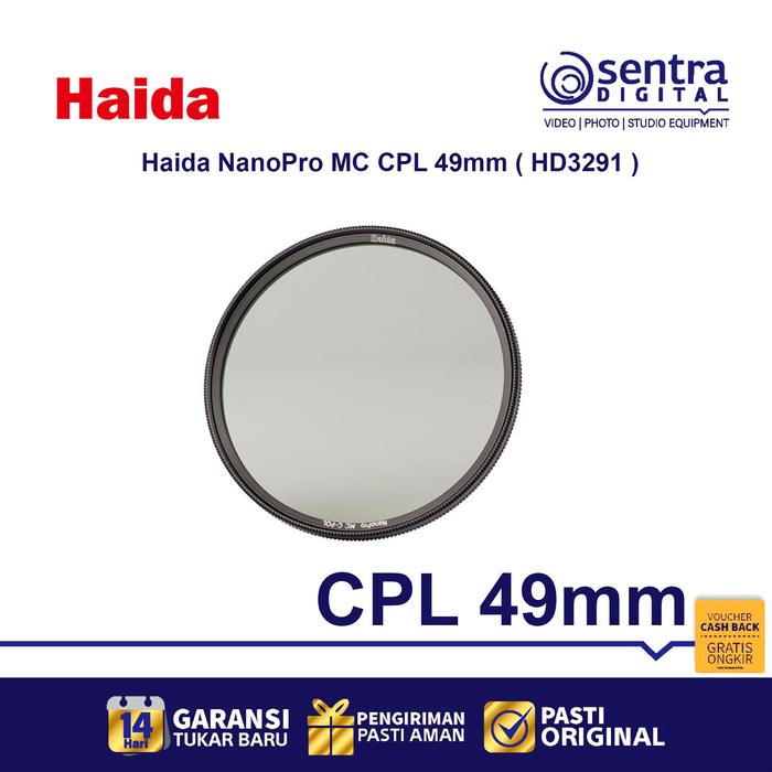 Gambar Haida NanoPro MC CPL 49mm ( HD3291 ) Circular Polarizer Filter dari Sentra Digital Jogja Kab. Sleman Tokopedia