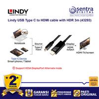 Gambar LINDY Type C Thunderbolt to HDMI 4K Adapter Cable ( 43293 ) dari Sentra Digital Kota Surabaya 4 Tokopedia