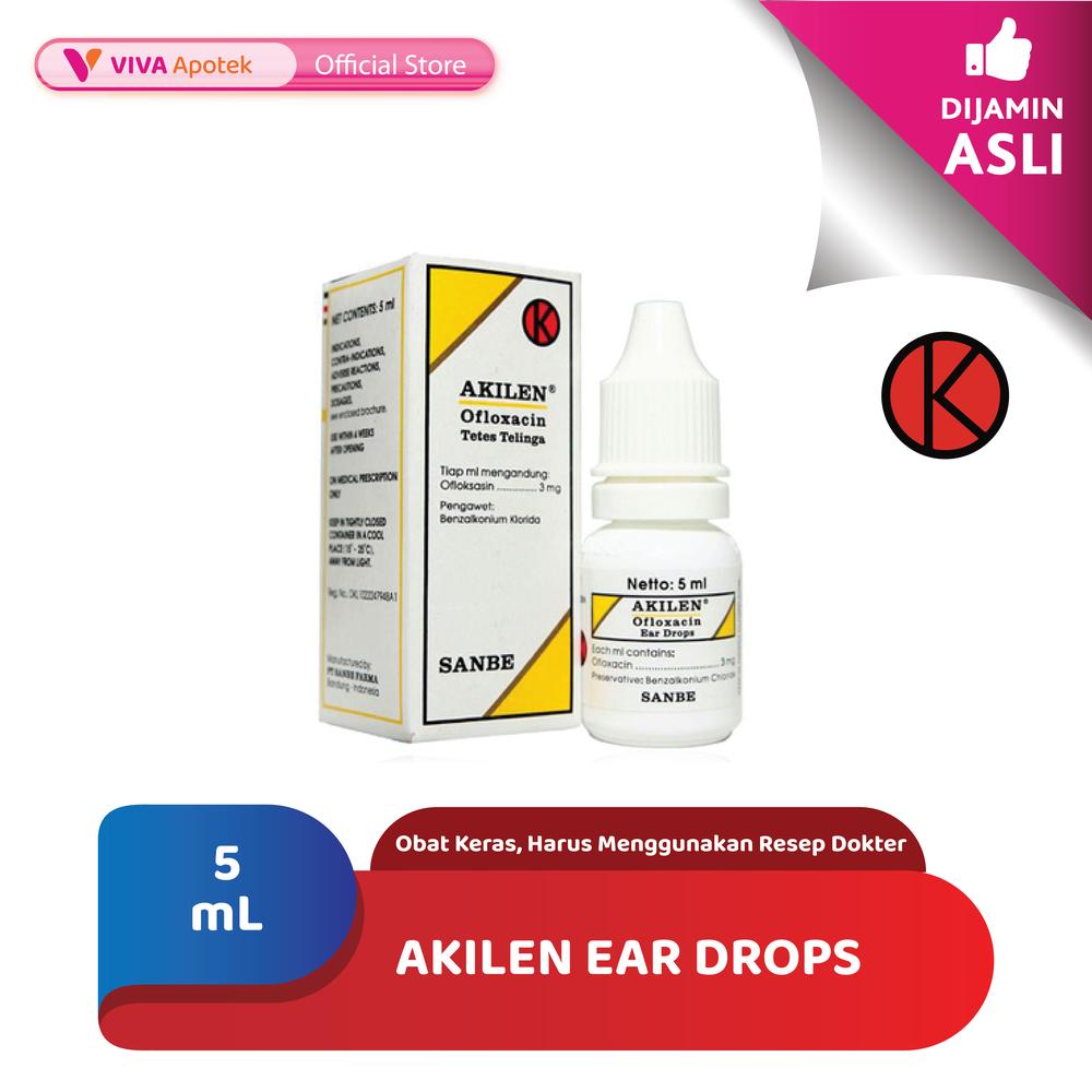 Akilen Tetes Telinga Botol 5 ml