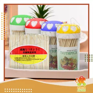 NA Tusuk Gigi Tabung / Tusuk Gigi Jamur / Toothpick Tabung Motif