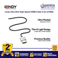 Gambar Lindy Ultra Slim High Speed HDMI Cable with Ethernet 0.3m ( 41669 ) dari Sentra Digital Kota Surabaya 4 Tokopedia