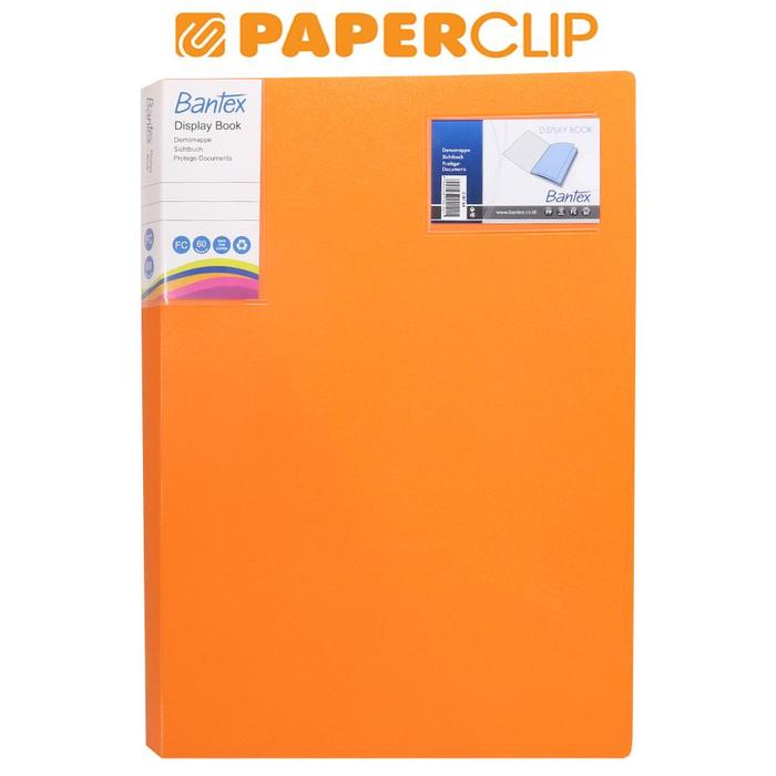 Gambar DISPLAY BOOKS / CLEAR HOLDER BANTEX 3187 FOLIO 60 64 MANGO dari Paperclip Indonesia Kota Administrasi Jakarta Selatan Tokopedia