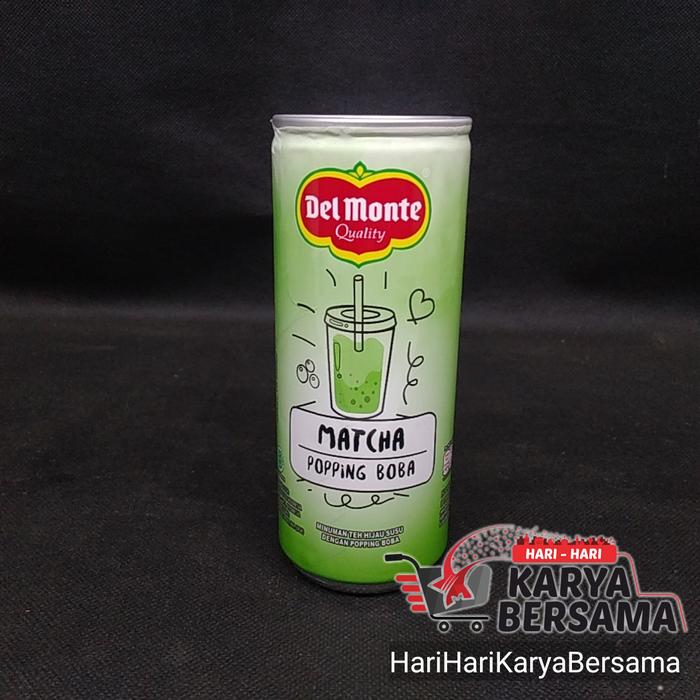 Gambar MINUMAN DEL MONTE MATCHA POPPING BOBA BOTOL 240ML dari HariHariKaryaBersama Kota Medan Tokopedia