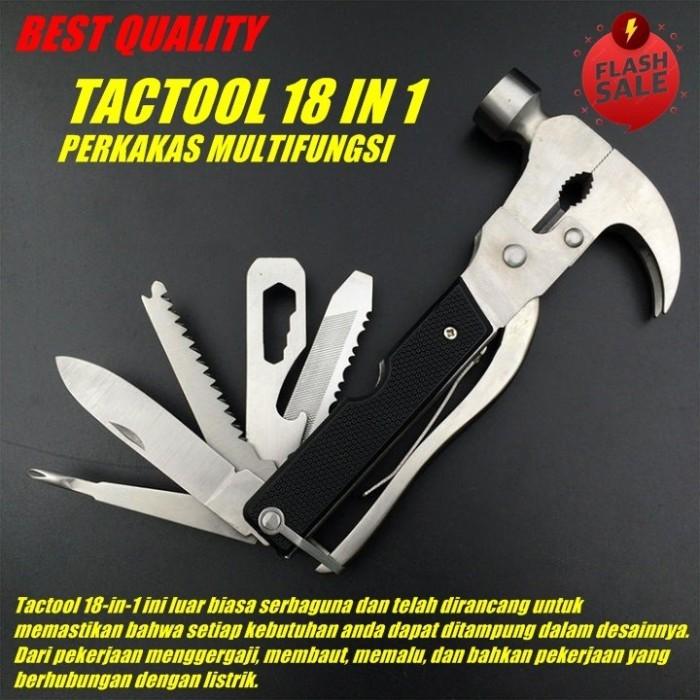 alat perkakas pertukangan tac tool 18 in1 palu obeng tang multifungsi. 0