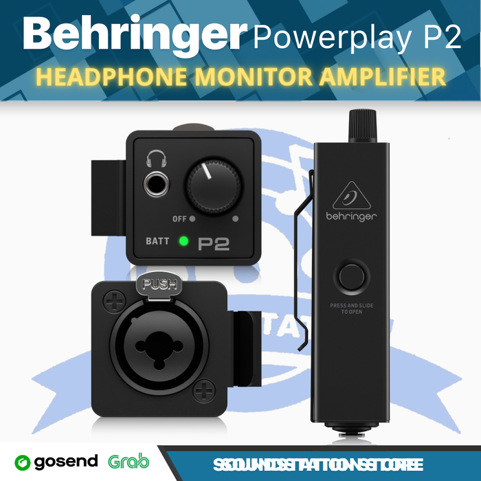 Gambar BEHRINGER POWERPLAY P2 Personal In Ear / Headphone Monitor Amplifier dari SoundStation Store Kota Tangerang Selatan Tokopedia
