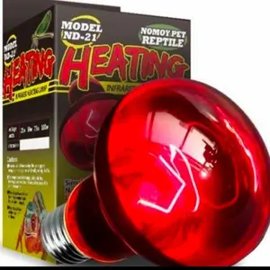 50w LAMPU INFRARED PEMANAS Penghangat BD Sulcata Pardalis NOMOY ND-21