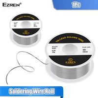 Gambar Ezren Timah Gulung Solder Kawat Las Rosin Core Tin Flux 2.0% 0.5mm dari Ezren Official Store Kab. Tangerang 1 Tokopedia