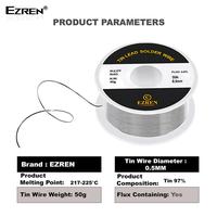 Gambar Ezren Timah Gulung Solder Kawat Las Rosin Core Tin Flux 2.0% 0.5mm dari Ezren Official Store Kab. Tangerang 3 Tokopedia