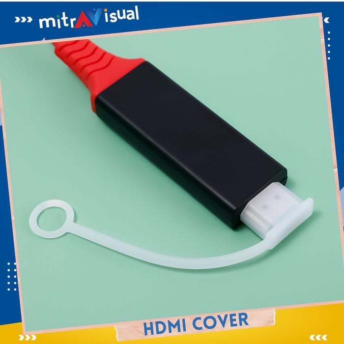 Gambar 1 Pcs HDMI Dust Cover/Penutup Kepala HDMI Anti Debu & Air Bahan Karet dari Mitra Visual Store_NEW Kota Surabaya Tokopedia