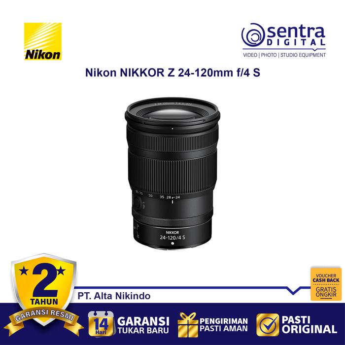 Gambar Nikon Z 24-120mm f/4 S Nikkor Lens dari Sentra Digital Kota Surabaya Tokopedia
