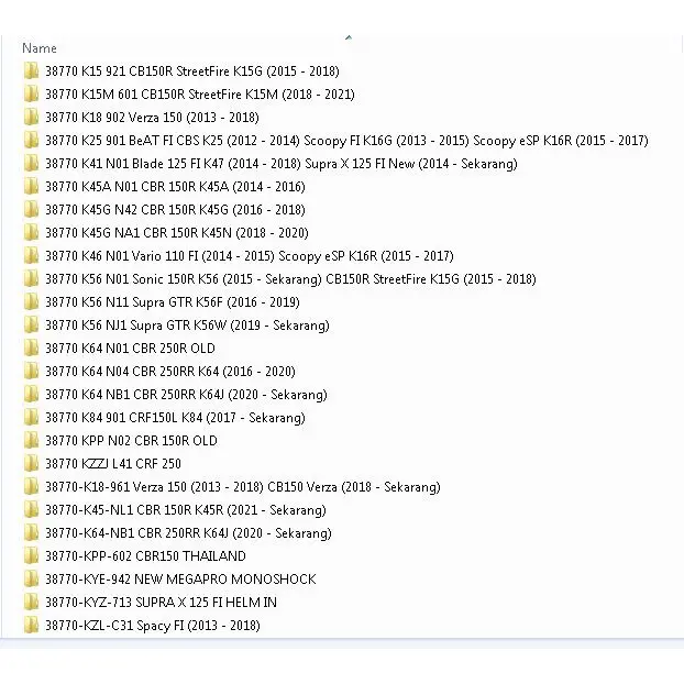 FILE REMAP HONDA KEIHIN BIN DAN XDF 32 SEPEDA MOTOR INDONESIA 2