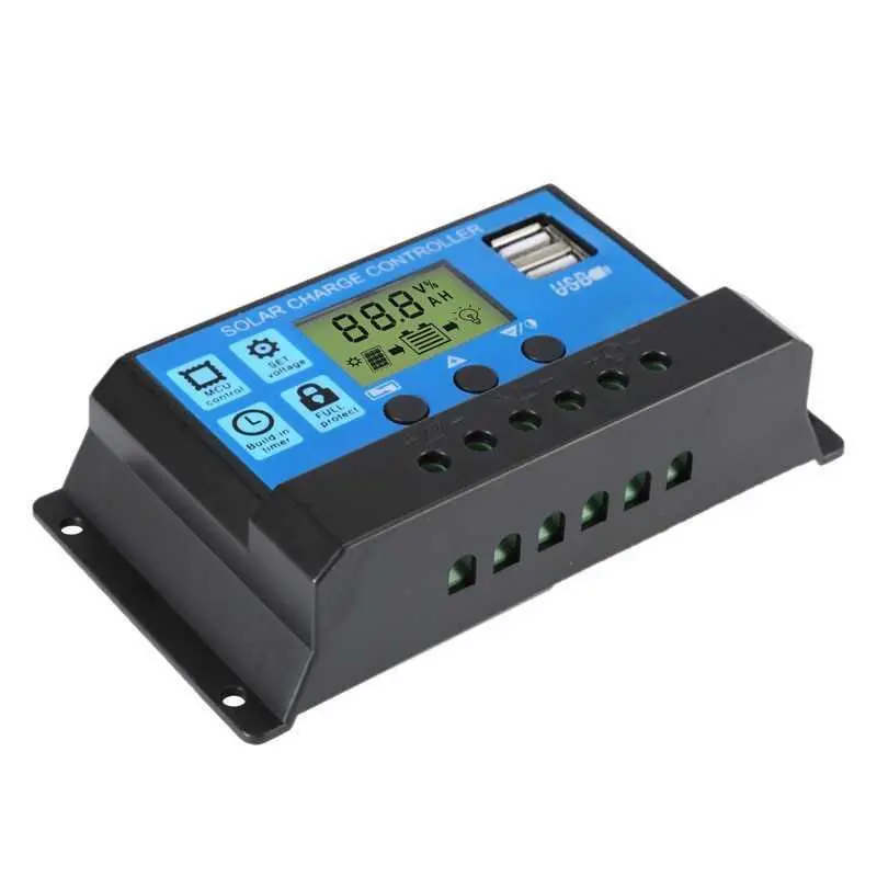 SCC PWM 30A 30 A Solar Charge Controller Automatic Recognize 12V/24V 4