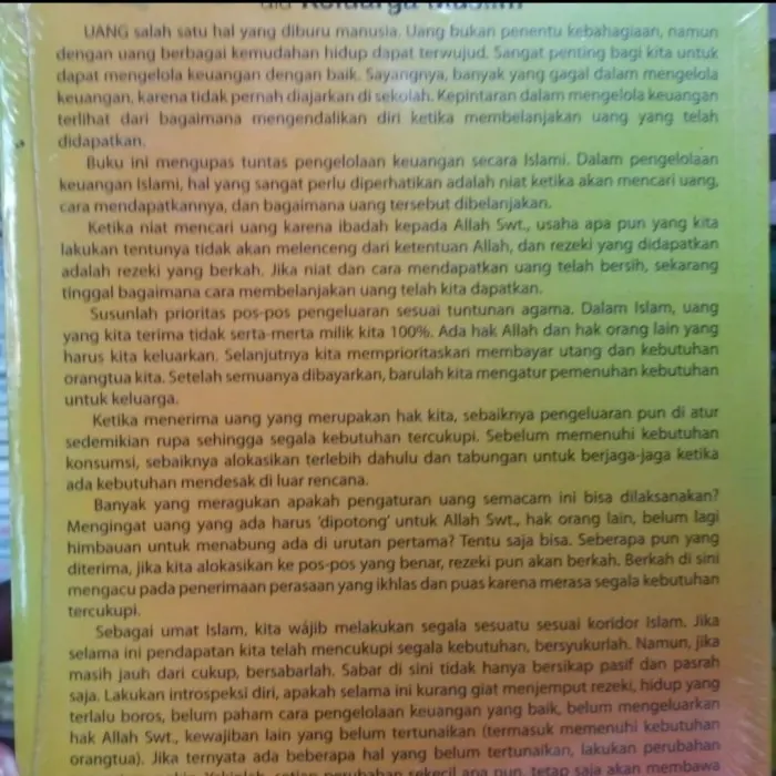 Buku Motivasi Islami CERDAS FINANSIAL ALA KELUARGA MUSLIM Original 2