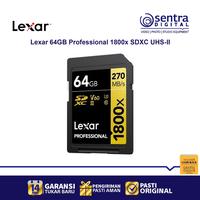 Gambar Lexar SDXC UHS-II Gold Edition 64GB 270Mb/s SD Card dari Sentra Digital Kota Surabaya 2 Tokopedia