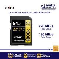 Gambar Lexar SDXC UHS-II Gold Edition 64GB 270Mb/s SD Card dari Sentra Digital Kota Surabaya 1 Tokopedia