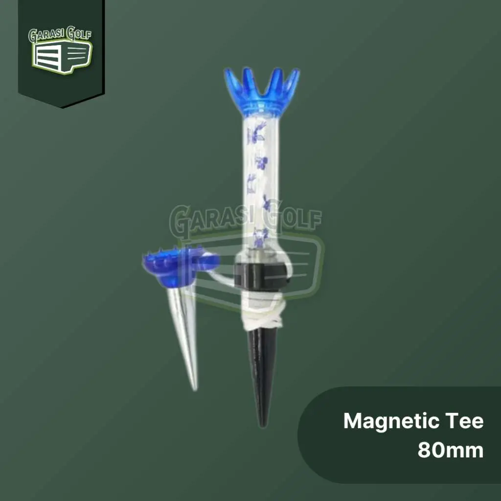 Magnetic Tee 80mm - Golf Plastic Panjang Long Colorful Reusable Driver