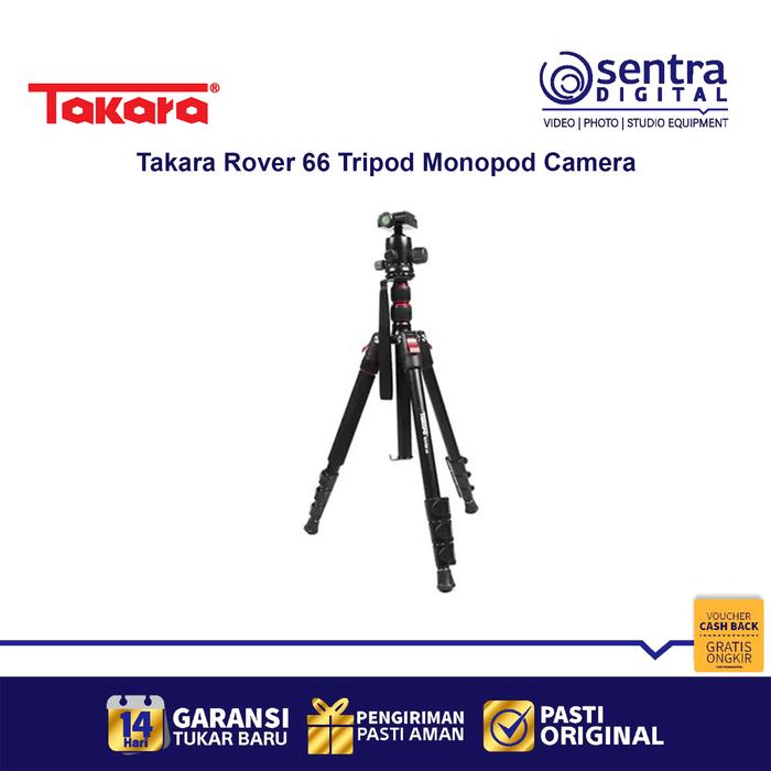 Gambar Takara Rover 66 2 in 1 Tripod Monopod Camera dari Sentra Digital Jogja Kab. Sleman Tokopedia