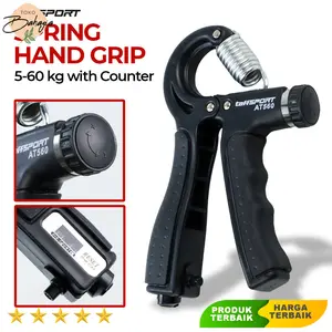 Spring Hand Grip Finger Power Exercise 5-60 kg with Counter TaffSPORT